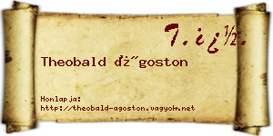 Theobald Ágoston névjegykártya
